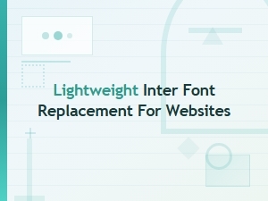 Best Free Lightweight Inter Font Alternatives for Fast Websites